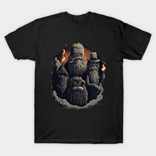 Creepy Cave Monsters Funny Cryptids T-Shirt